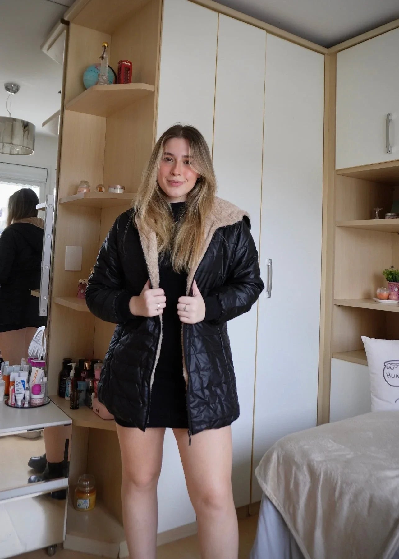 Jaqueta Feminina Peluciada - QUEIMA DE ESTOQUE