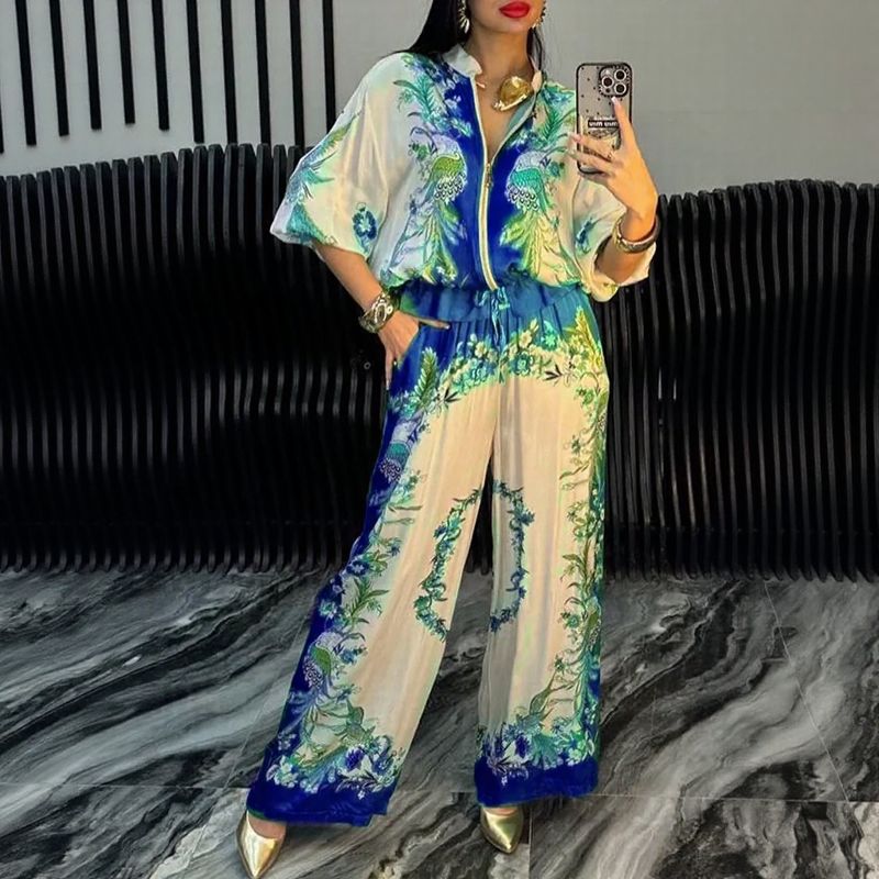 Conjunto Saori™ em Tecido Leve com Brilho Acetinado