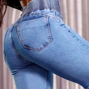 Calça Jeans Flare Modeladora de Cintura Alta [Pague 1 Leve 2]