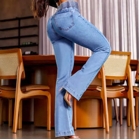 Calça Jeans Flare Modeladora de Cintura Alta [Pague 1 Leve 2]