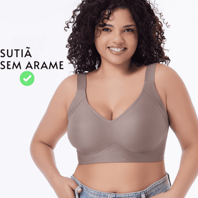Sutiã Modelador Lux Comfort Sem Costura - Sustentação e Conforto [COMPRE 1 LEVE 2]