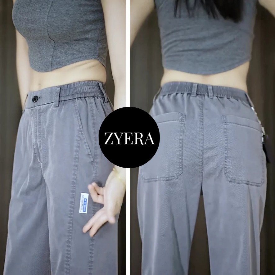 [Pague 2, Leve 3] + 2 Brindes - Calça Feminina Aurora em Malha de Seda Gelo e Poliéster (Sua Nova Peça Favorita!)