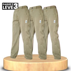 [Pague 2, Leve 3] + 2 Brindes - Calça Feminina Aurora em Malha de Seda Gelo e Poliéster (Sua Nova Peça Favorita!)