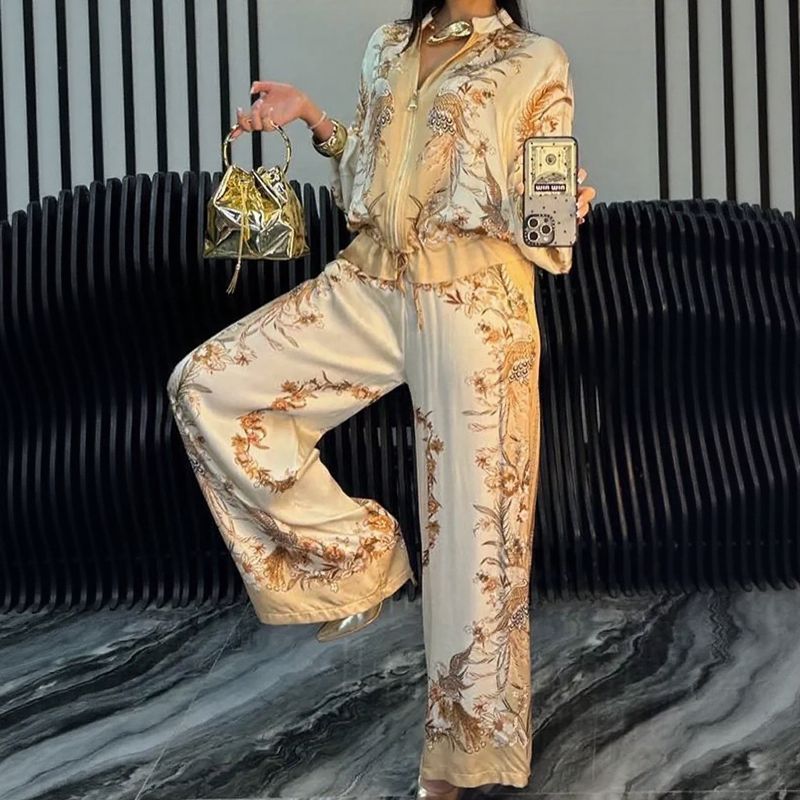 Conjunto Saori™ em Tecido Leve com Brilho Acetinado